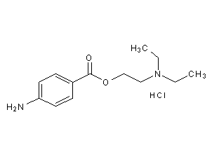 鹽酸普魯卡因結(jié)構(gòu)式