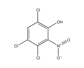 3,4,6-三氯-2-硝基苯酚結(jié)構(gòu)式