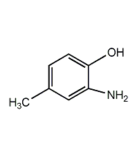 鄰氨基對甲苯酚結構式